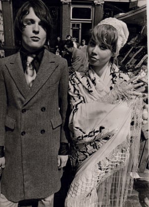 John Pearse and friend in 1966: ‘We were peacocks in sharp-as-a-knife tailoring.’