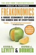 The first Freakonomics book, from 2005