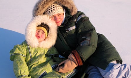Tagaq, with her daughter