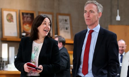 Jim Murphy, pictured with Kezia Dugdale, resigned on Saturday.