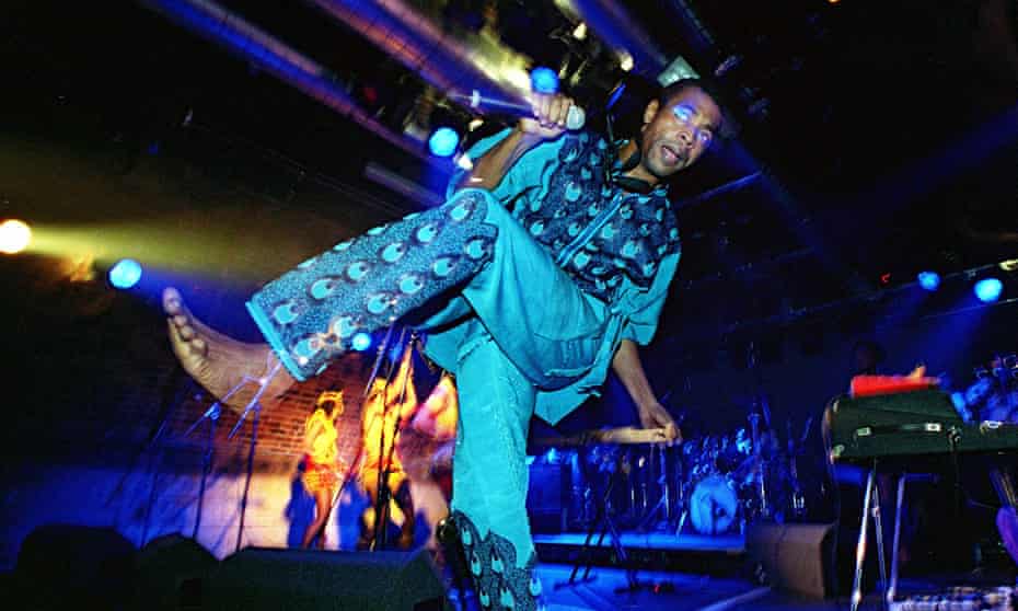 Femi Kuti, playing at the Arches, a venue which is under threat since Glasgow city council revoked i