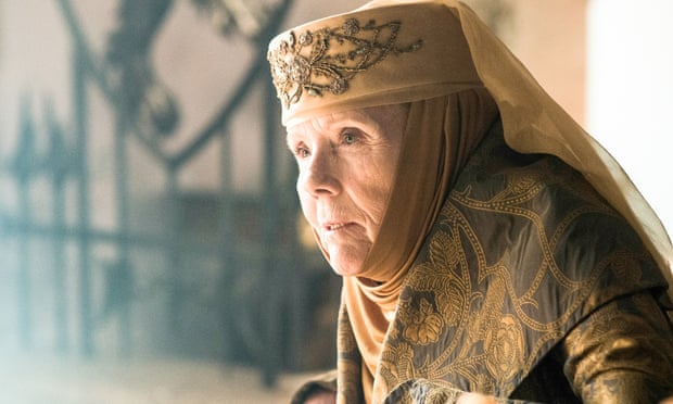 Queen of Thorns… Diana Rigg as Olenna Tyrell