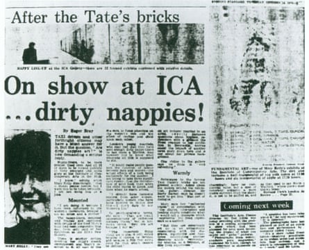 Shock of the soiled ... Mary Kelly's Post-partum Document scandalised the tabloids in the 70s