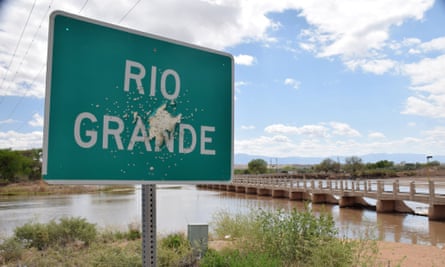 The dwindling Rio Grande river supports agriculture in much of the southwest.