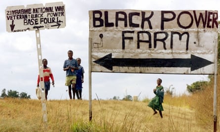 'Black power farm' Zimbabwe 2000