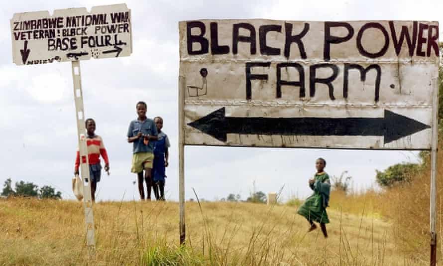 'Black power farm' Zimbabwe 2000
