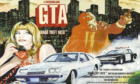 poster for the Grand Theft Auto PlayStation game