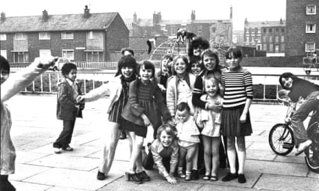 Children playing in Toxteth, Liverpool in 1974