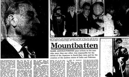 1979 Lord Mountbatten Killed By Ira Bomb Monarchy The Guardian