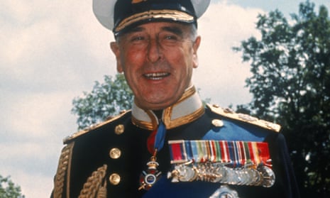 Lord Louis Mountbatten, Admiral of the Fleet.
