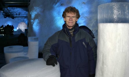 Cary Fowler, the Crop Trust’s senior adviser, at the Svalbard vault.