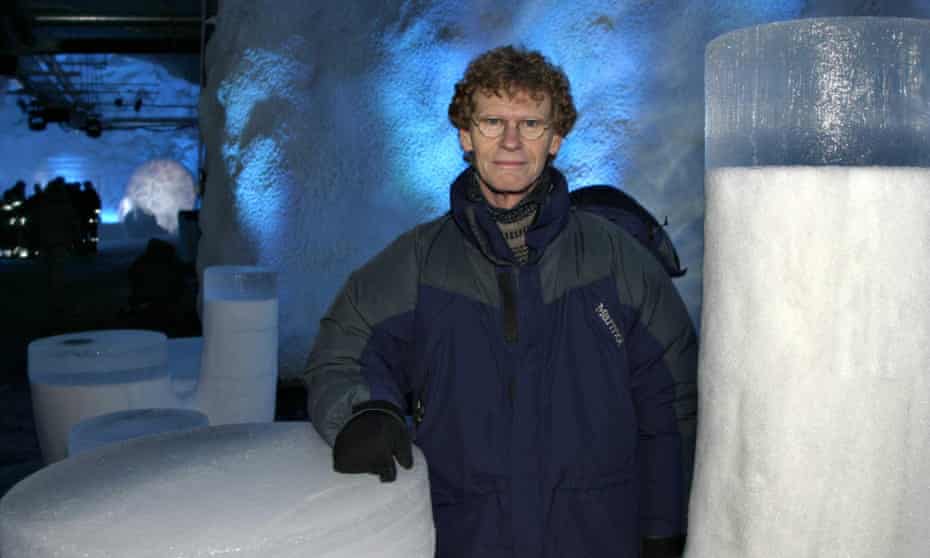 Cary Fowler, the Crop Trust’s senior adviser, at the Svalbard vault.