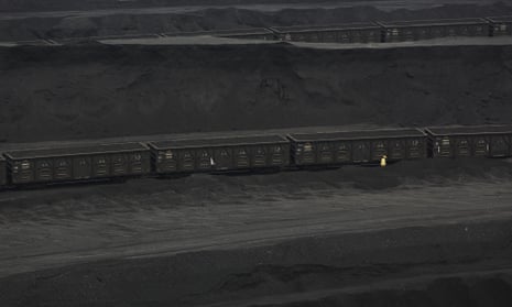 Coal trains from Shenhua Group in Ordos, Inner Mongolia.