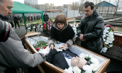 The funeral of Sergei Magnitsky, who died in a Russian prison
