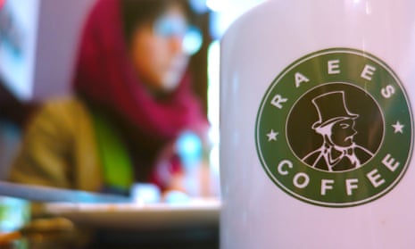 Who needs Starbucks? Raees Coffee is ‘boss’. Tehran, Iran. 