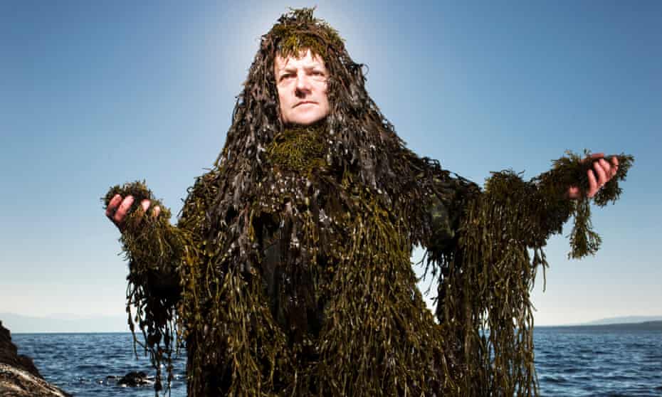 Iain McKellar, a seaweed forager on the Isle of Bute, Scotland