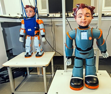 Zeno robots at Sheffield University.