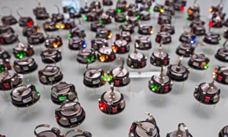 Swarm robots at Sheffield University