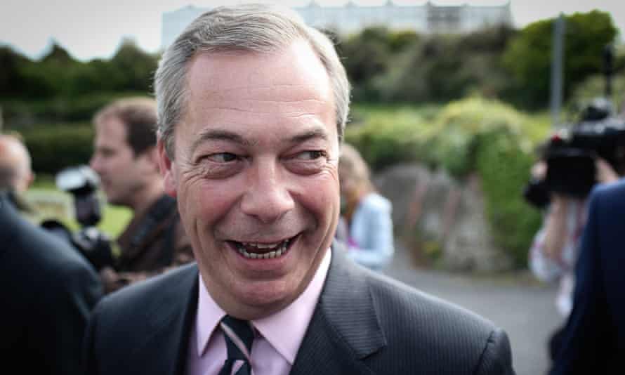 Non-metropolitan elite voice: Nigel Farage.