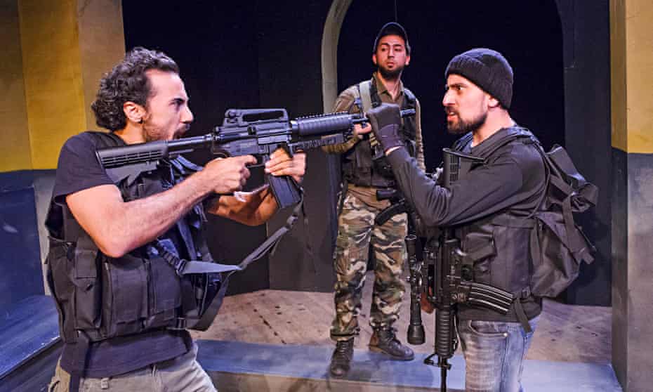 Rough and ready energy … Hassan Taha, Rabee Hanani and Ahmed Tobasi in The Siege.