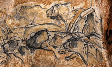 The full-size reproduction of Chauvet cave, an underground environment identical to the original that contains the world's oldest known cave paintings, on March 20, 2015 in Vallon Pont d'Arc,France. The Chauvet-Pont d'Arc cave is oldest known decorated cave in the world, featuring prehistoric wall paintings, engravings and hand prints that are believed to be around 36,000 years old.
