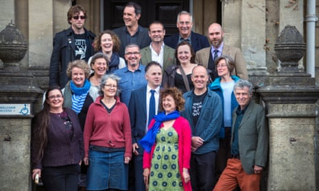 the 17 independent councillors who now make up Frome's town council.