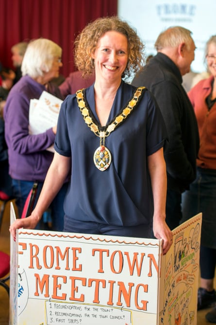 Kate Bielby, new mayor of Frome.