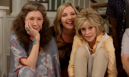 Lily Tomlin, June Diane Raphael and Jane Fonda in the Netflix series Grace and Frankie.