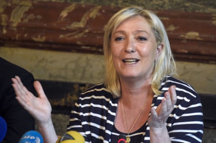 Front National (FN) party president, Marine Le Pen.