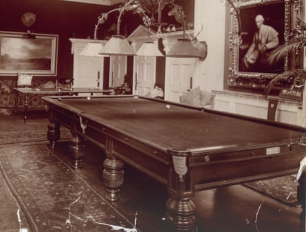 A 19th-century billiards table