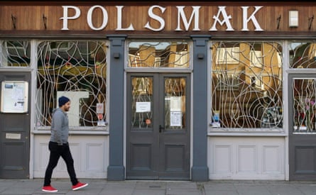 A Polish delicatessen and shop in Dalston, north London.