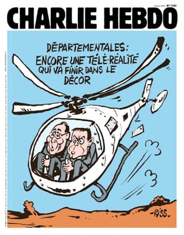 Charlie Hebdo: one of Laurent 'Riss' Sourisseau's covers