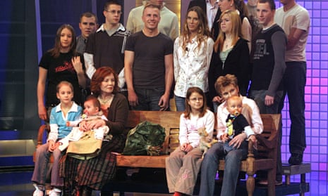 Annegret Raunigk with family memebers in 20015