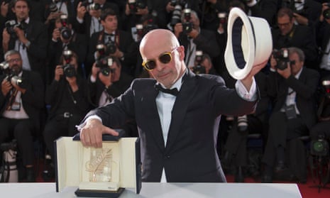 Dheepan director Jacques Audiard doffs his hat to the Palme d’Or.