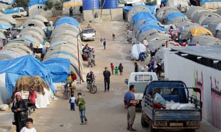Refugee camps provide shelter to the thousands who have been displaced during the conflict.