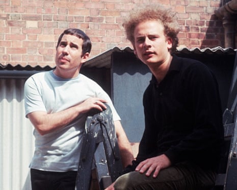 Pop musicians Simon and Garfunkel, circa 1965