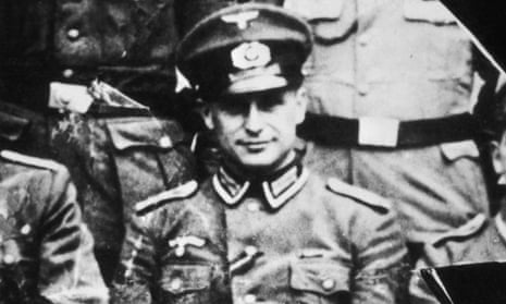German SS officer and Nazi war criminal Klaus Barbie in army NCO uniform, 1944.
