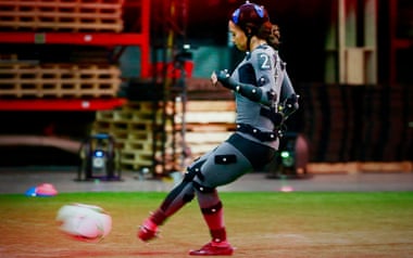 USA forward Sydney Leroux provides female-specific motion capture at EA Sports’ Vancouver HQ.