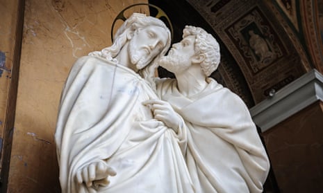 Kiss of Judas statue