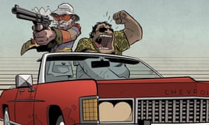 cover art for Fear and Loathing, the graphic novel