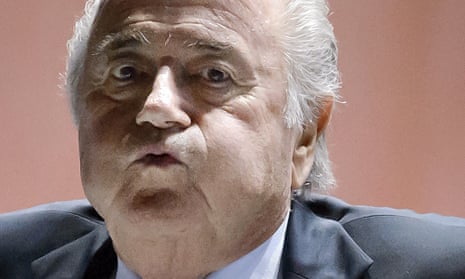 Fifa president Sepp Blatter 
