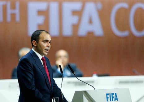 Prince Ali Bin al-Hussein addresses the Fifa Congress.