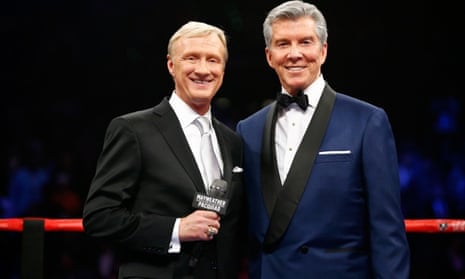 Ring announcers Jimmy Lennon Jr and Michael Buffer