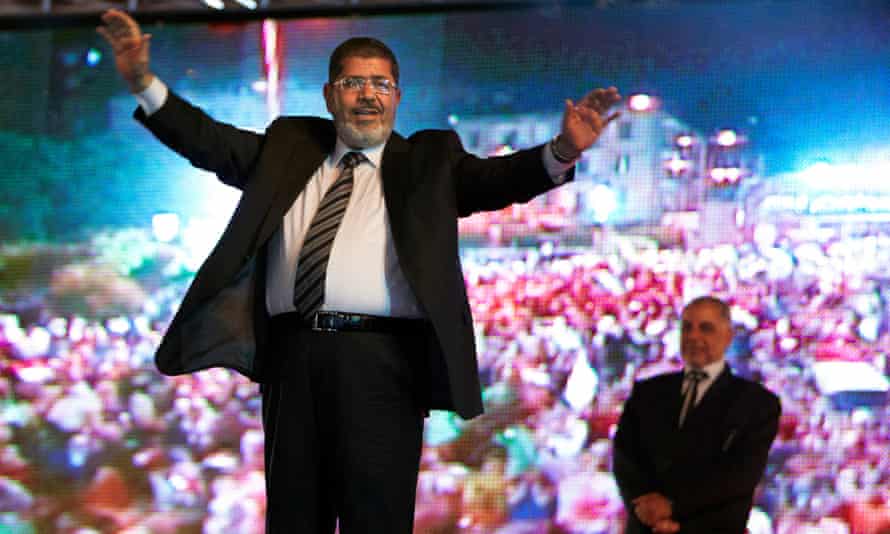 Mohammed Morsi at a rally in Cairo in 2012.