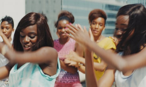 the film Girlhood (Assa Sylla and Karidja Touré at front).