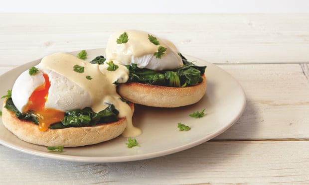 Thomasina Miers' poached eggs with mustard sauce: 'A refreshing change from hollandaise.'