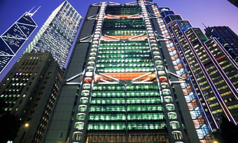The HSBC building in Hong Kong. Photograph: Steve Vidler/Alamy