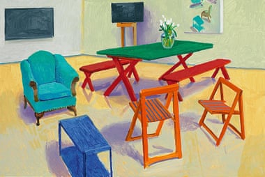 David Hockney's Studio Interior #2, 2014