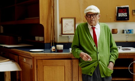 David Hockney at home in London