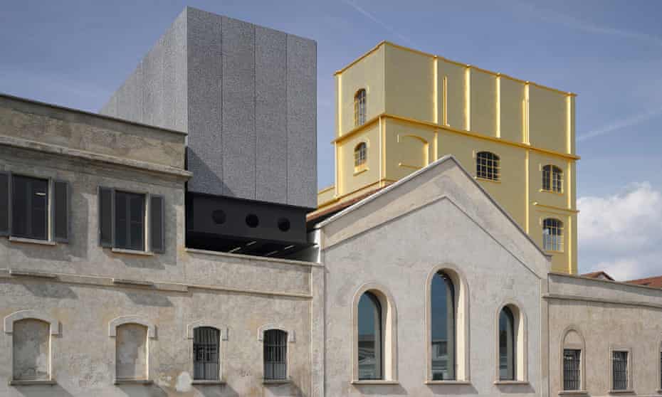 Fondazione Prada campus in Milan, designed by OMA.